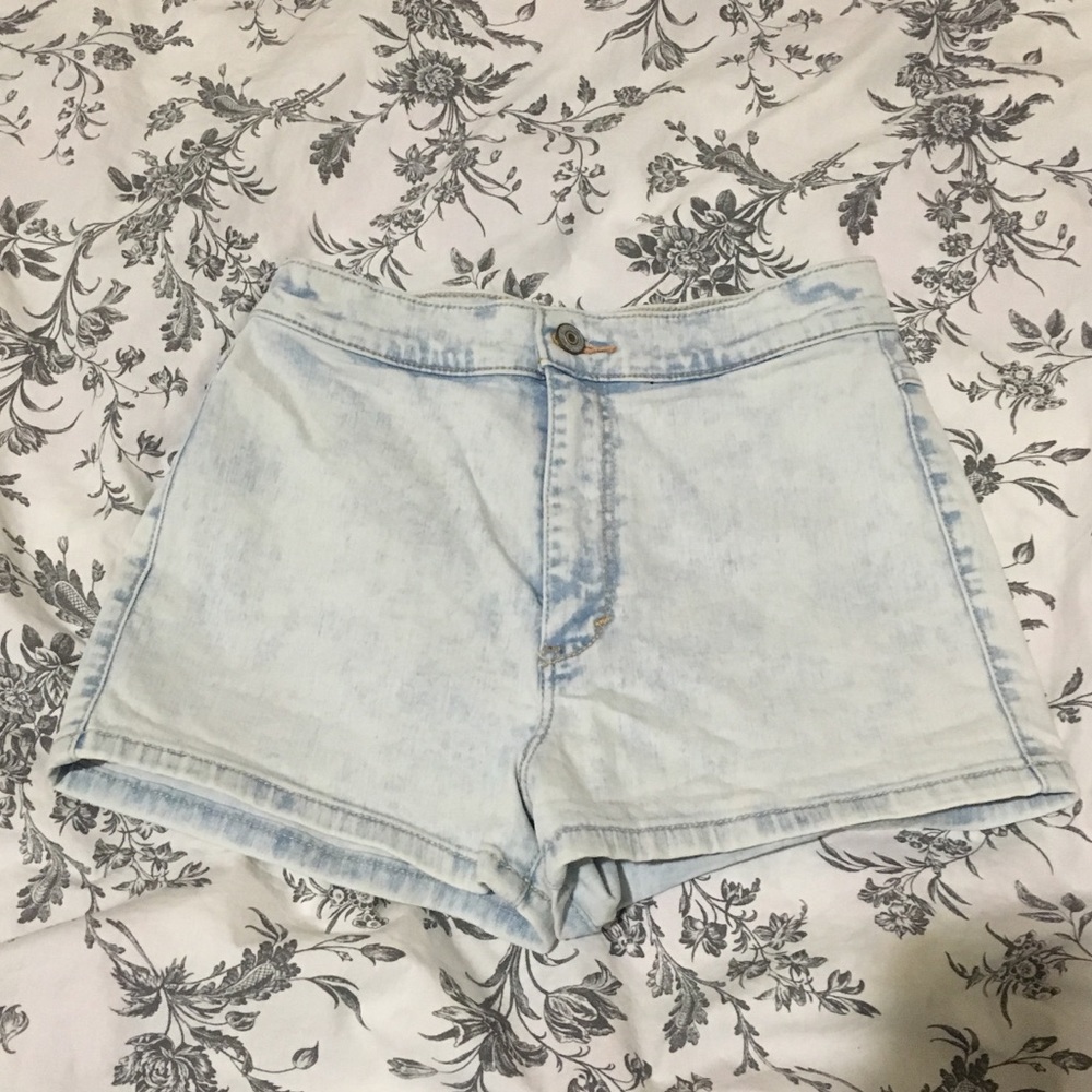 A&F High Waisted Denim Shorts